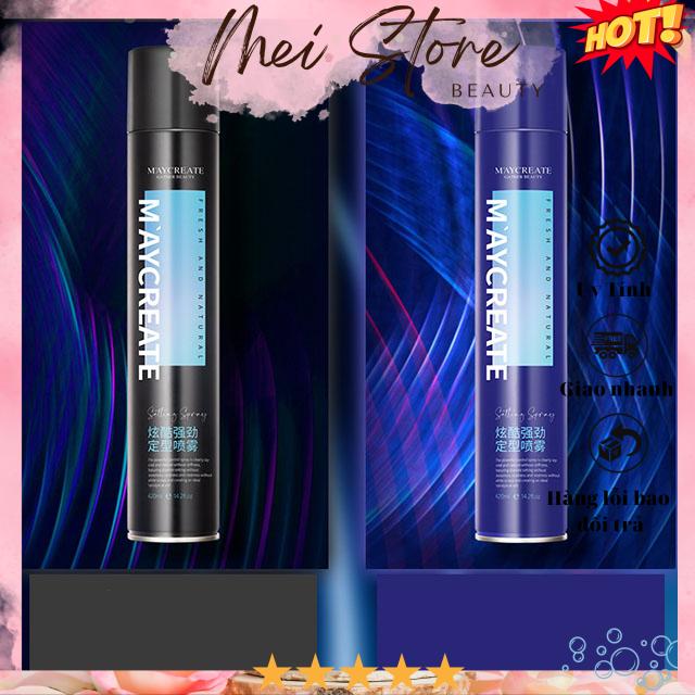 [GIẢM 5% ĐƠN 129K][HCM]Keo Xịt Tóc Maycreate Gather Beauty 420mL