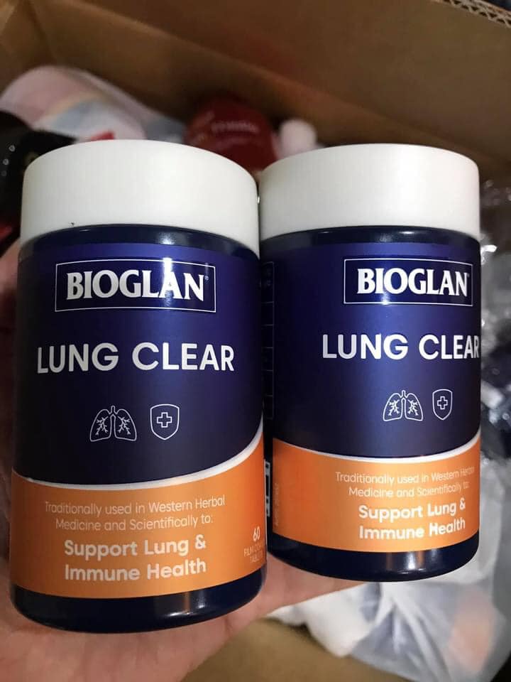 Bioglan Lung Clear -  uống hỗ trợ thanh lọc phổi