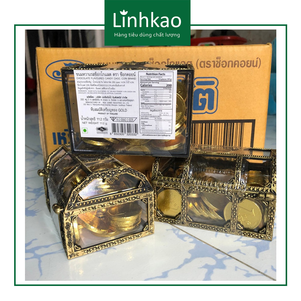Kẹo Socola rương thỏi vàng