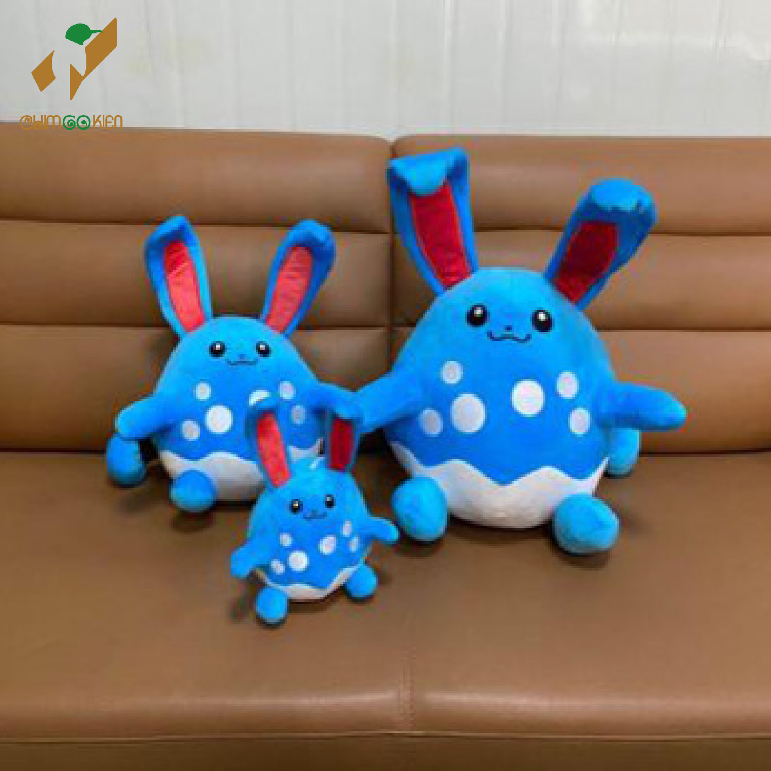 (MỚI)Gấu bông pokemon (Azumarill)Marilli 22cm