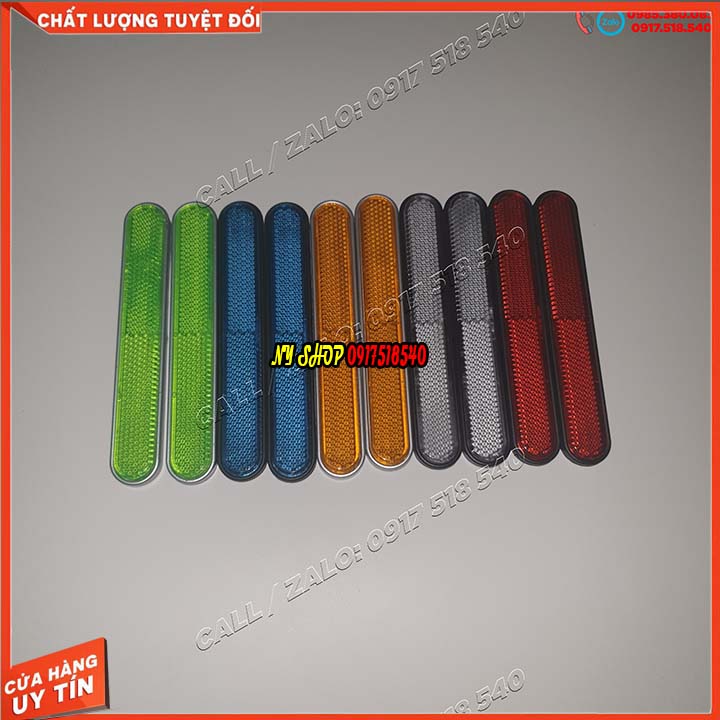 Mắt phản quang dài dán phuộc xe máy