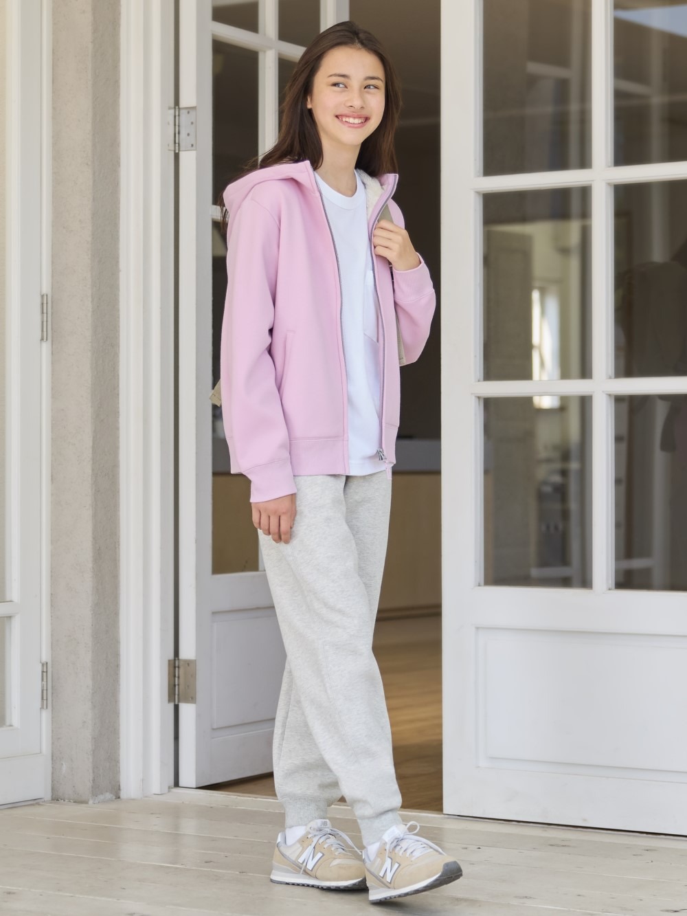 [Auth Uniqlo] Quần Áo Nỉ Lót Lông Cừu Trẻ Em - Tag Nhật