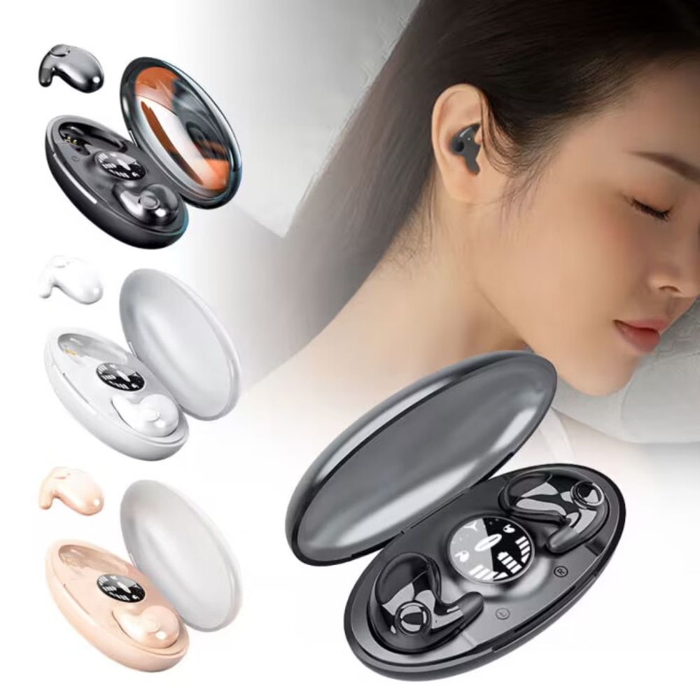 DIXSG Wireless Earphone Bluetooth 5.3 Hidden Earbuds , IPX5 Waterproof Noise Cancelling Touch Control Headphones Small Earbuds