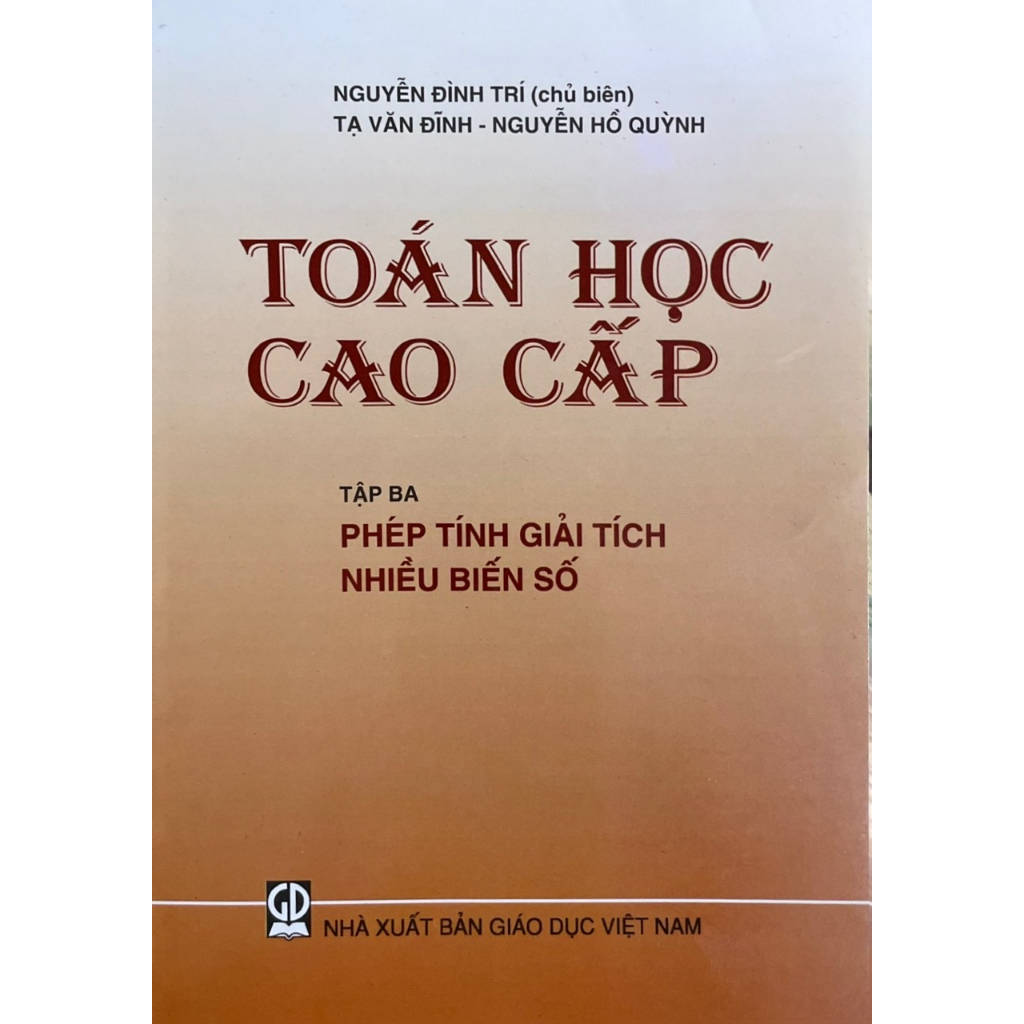 Sách - Toán Học Cao Cấp Tập 2 (Phép Tính Giải Tích Một Biến Số) - DN