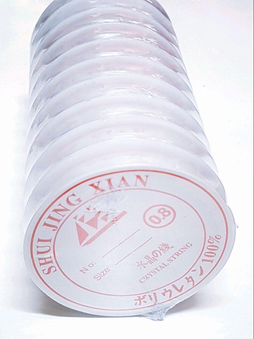 [Hcm] Beaded Fishing Line 0.8 ×10 Roll 100Gram