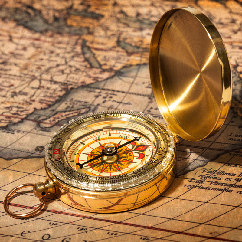 [HCM][Flash Sale] La bàn vàng kim phong thủy mini hàng cao cấp