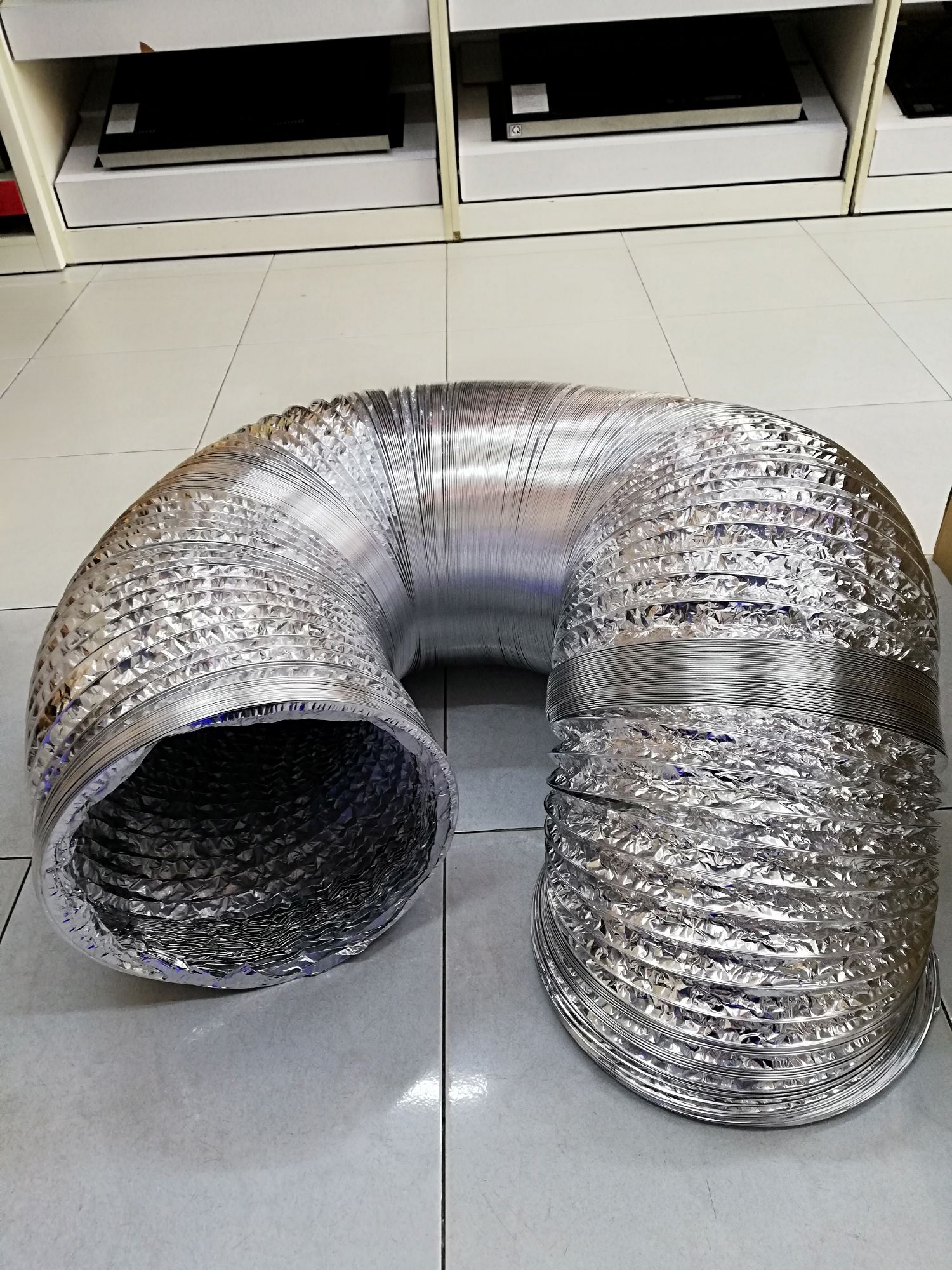 Ống bạc máy hút mùi D250mm x 1m