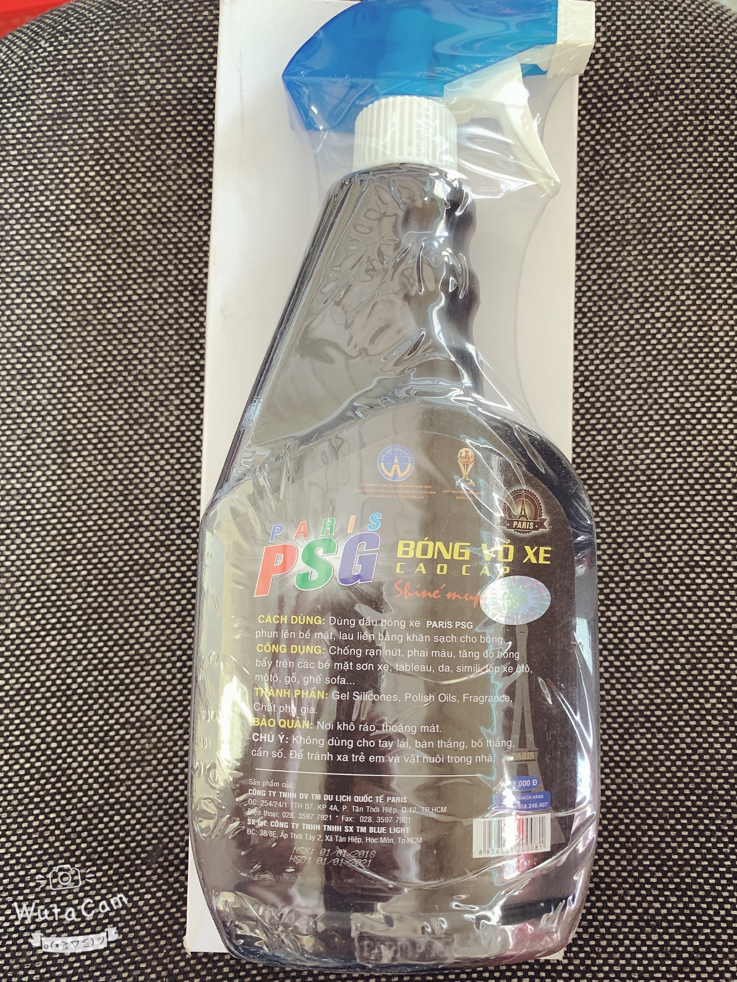 Xịt bóng vỏ xe cao cấp PARIS PSG 600ML