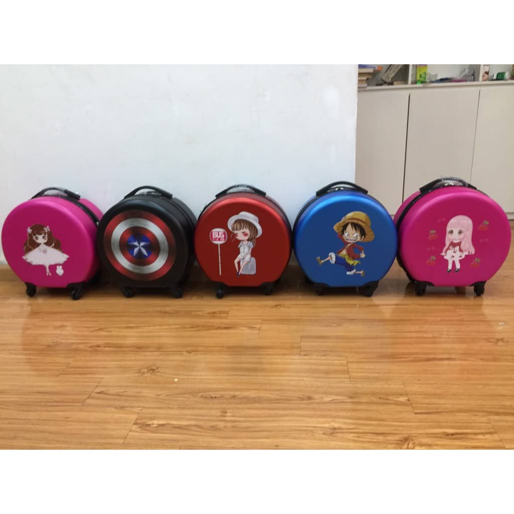 VALI TRÒN SIZE 18 VALI KÉO DU LỊCH CHO BÉ