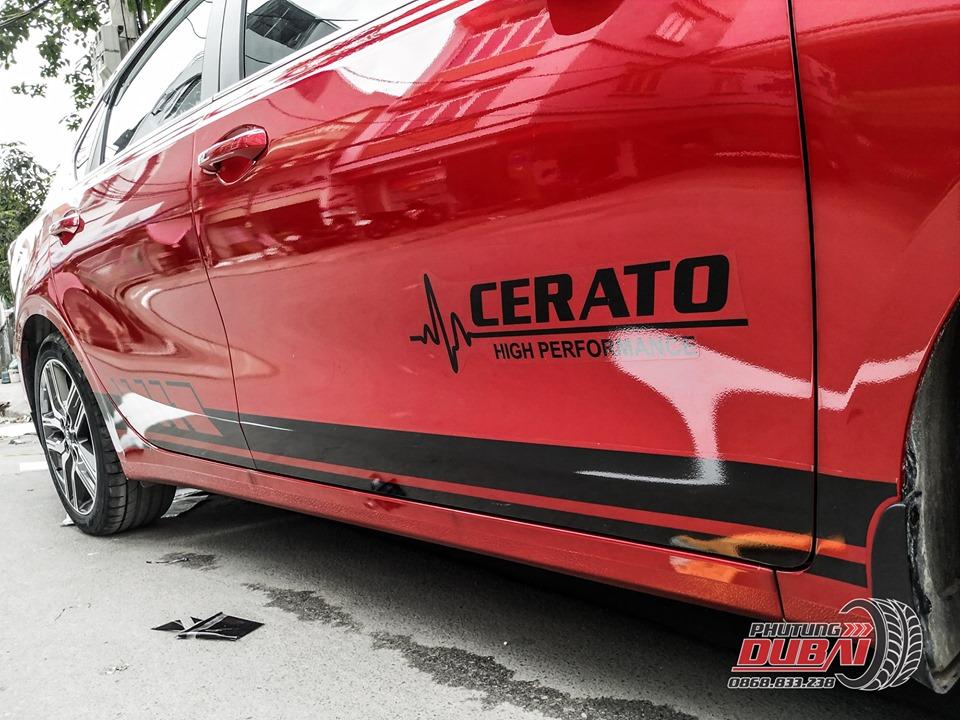 Tem dán sườn xe cerato