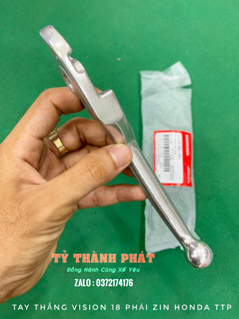 Tay thắng đĩa Vision 18, 21, AB 2020 Phải Smartkey (Cây)