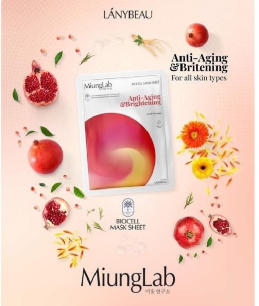 [HCM]Mặt Nạ Miung Lab Mẫu Mới (Bộ 7 Miếng Bơ & Lựu) Hot