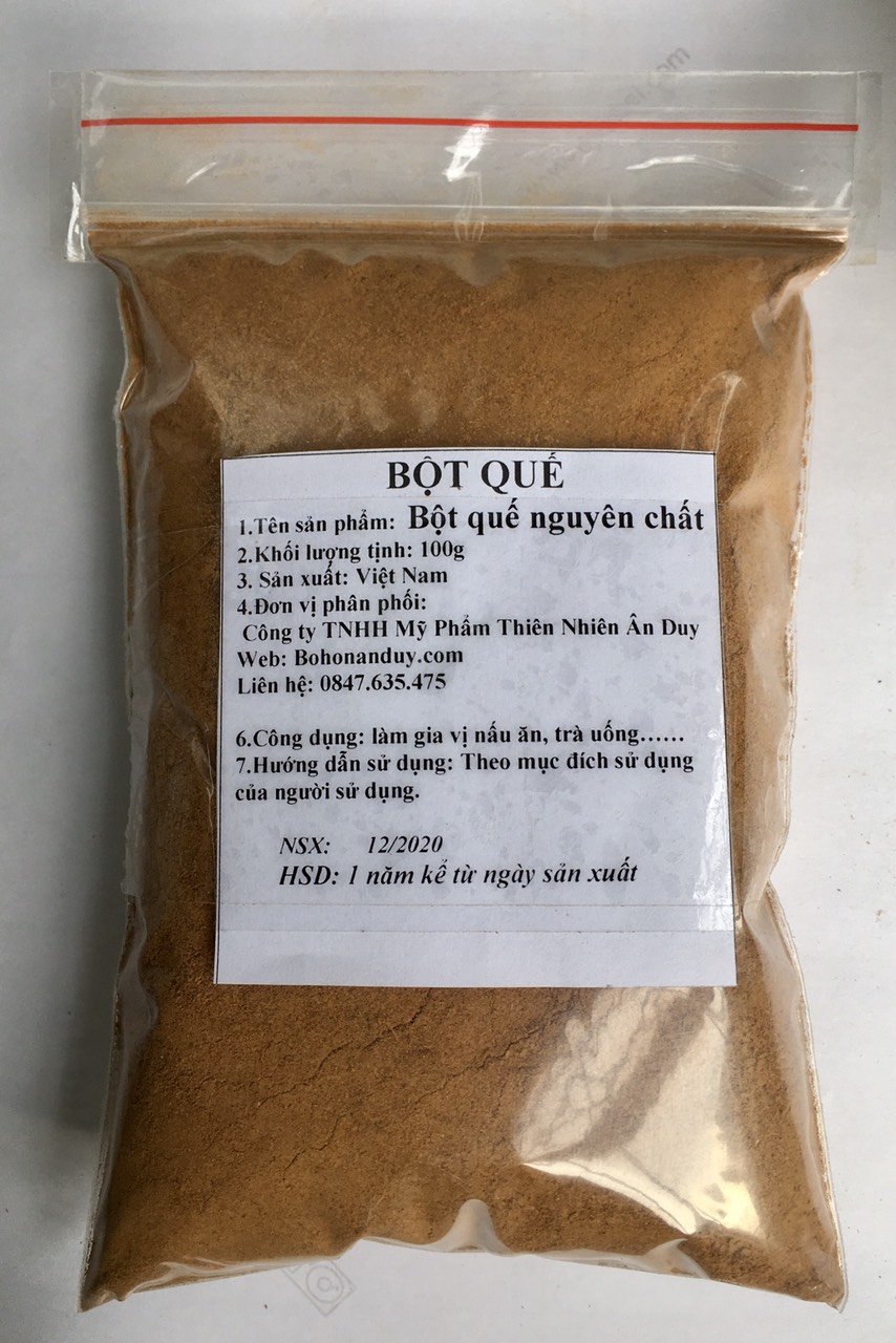 BỘT QUẾ NGUYÊN CHẤT LOẠI I 100g