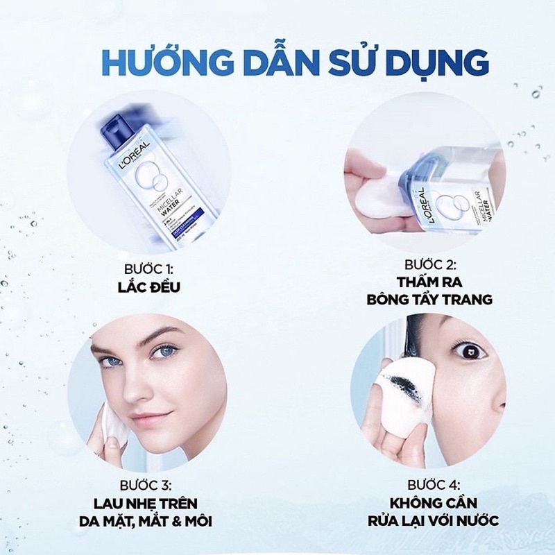Nước tẩy trang Loreal
