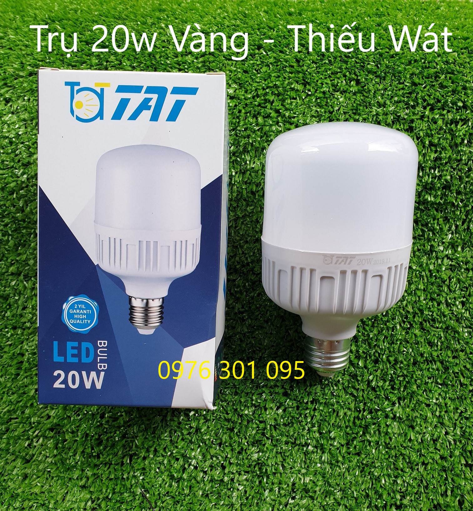 Bóng đèn led trụ 20W kín nước (sáng trắng  sáng vàng)