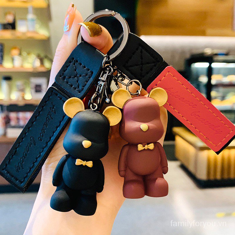Móc Khoá Xe Gấu Bearbrick Dễ Thương HKD81