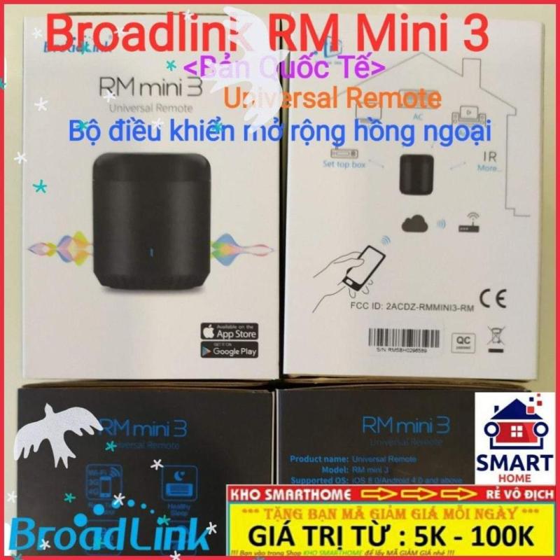 Thiết bị thông minh Broadlink RM Mini 3 điều khiển mở rộng hồng ngoại qua Wifi, 3G, 4G giá rẻ