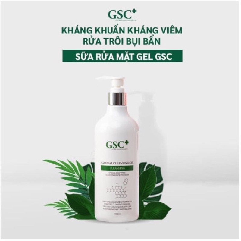 [ Chính hãng ] Sữa rửa mặt dạng gel GSC 500ml