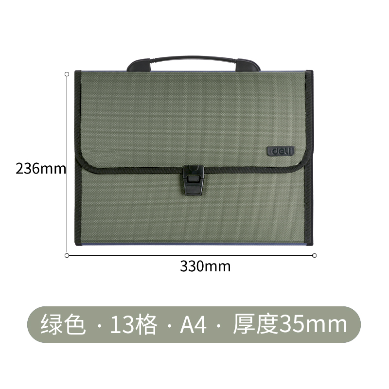 Cặp tài liệu 12 ngăn Deli 5556