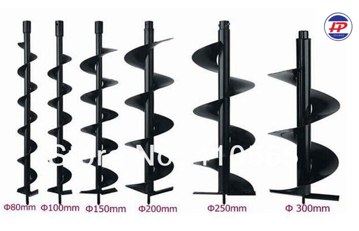 Mũi khoan đất đường kính 20cm,dài 80cm lắp cho máy khoan đất.
