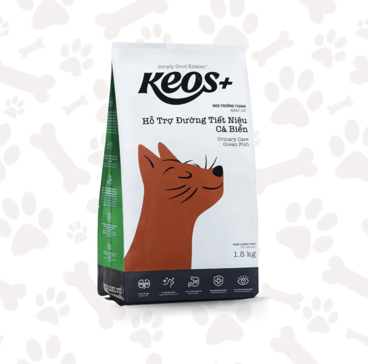 Thức Ăn Hạt KEOS/KEOS+ Cho Mèo Mọi Lứa Tuổi