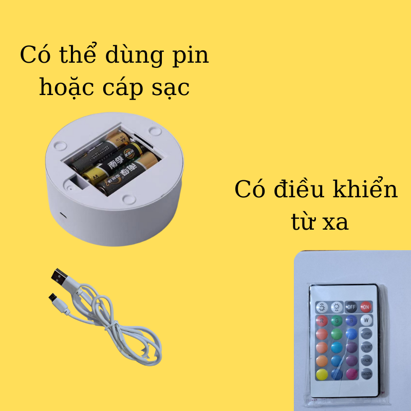 Tranh cát chuyển động 3D có đèn Led
