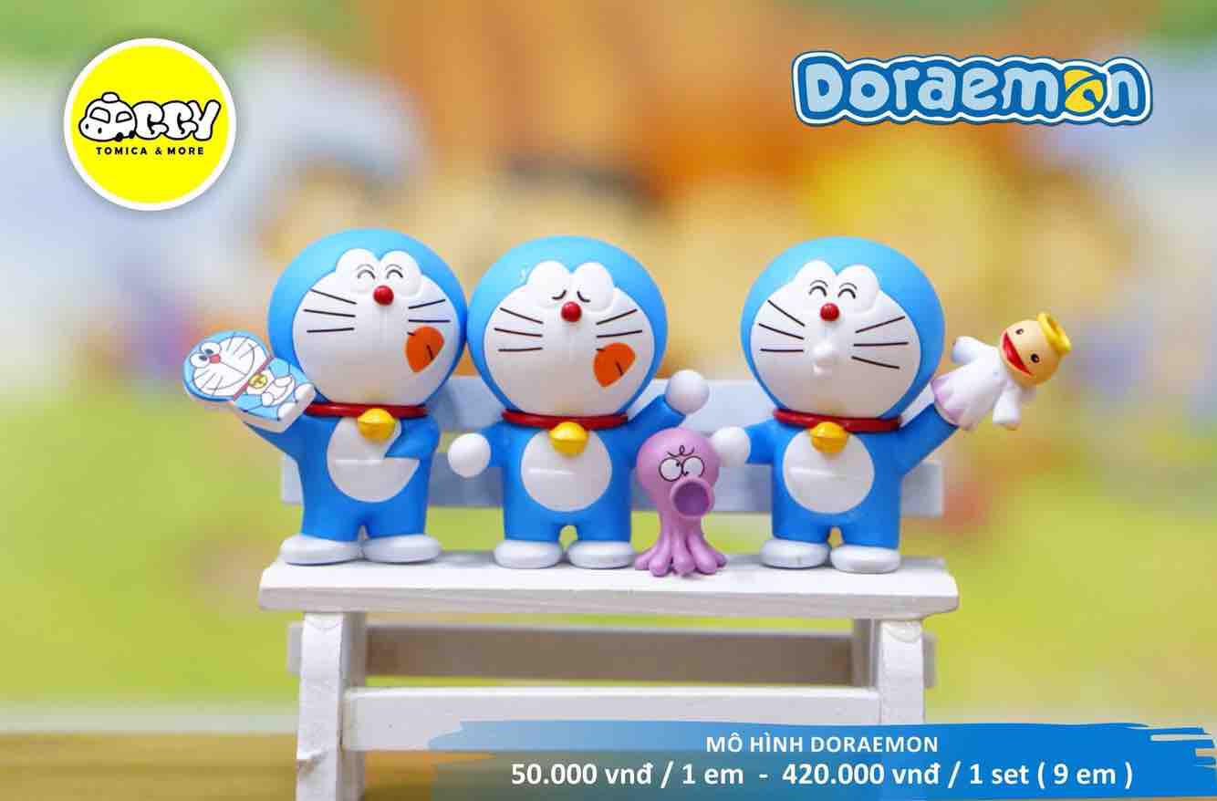 [HCM]Bộ mô hình Doraemon và bảo bối