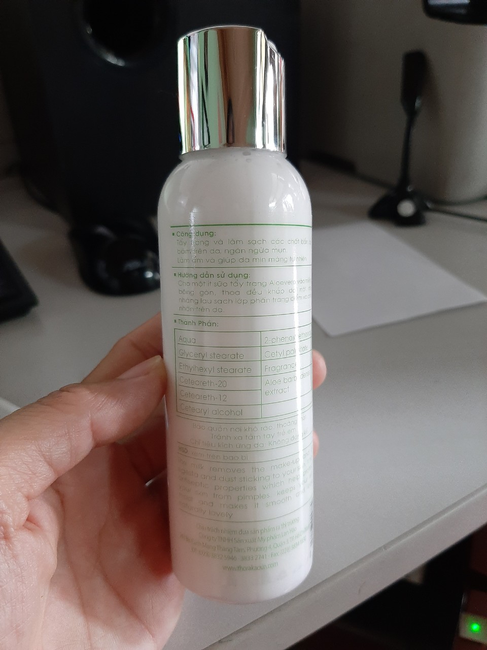 Sữa Rửa Mặt Tẩy Trang THORAKAO 140G