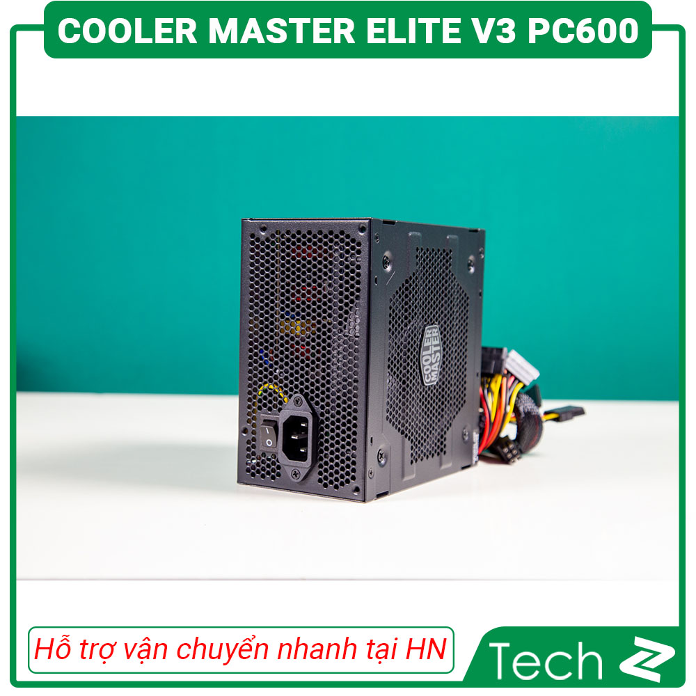 [FREESHIP MAX] Nguồn máy tính Cooler Master Elite V3 230V PC600 600W (Màu Đen)