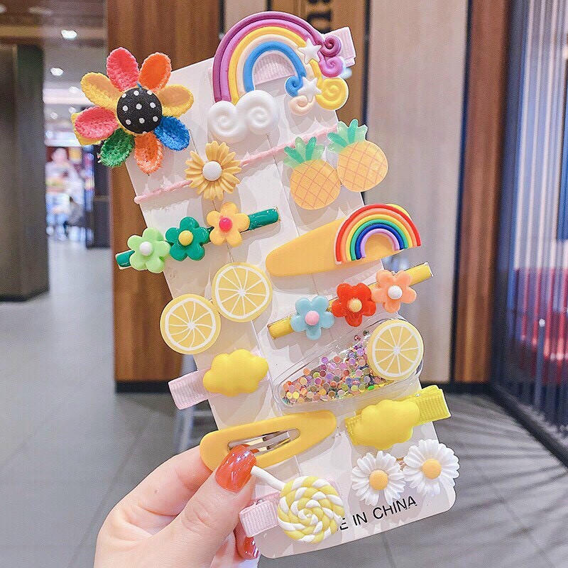SET 14 KẸP TÓC ĐÁNG YÊU CHO BÉ GÁI Ankids