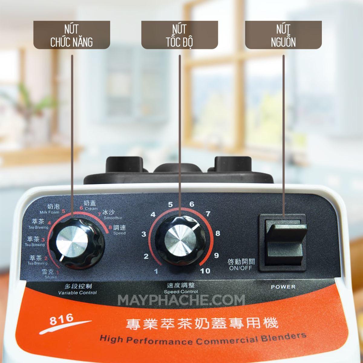 Máy đảo trà Blender 816 ( 4 cối)