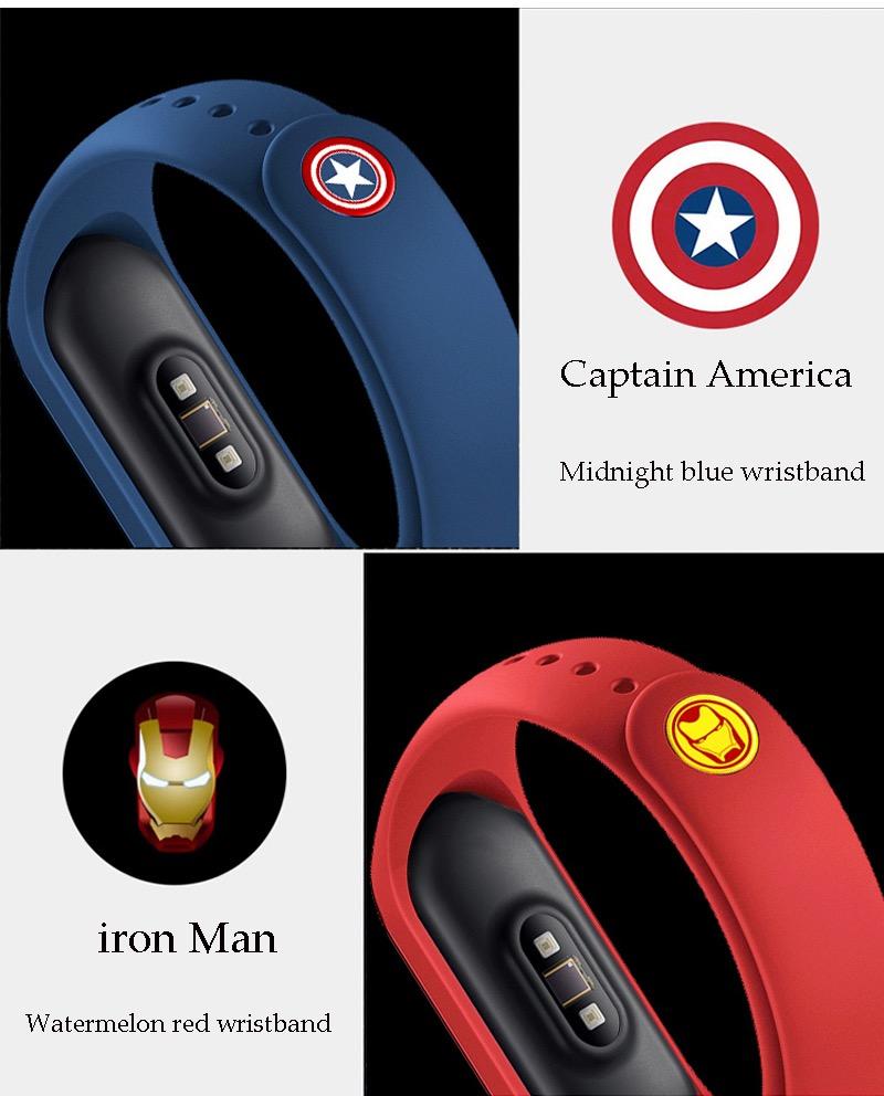 Combo 3 nút gài Avenger cho Xiaomi mi band 4 miband 3 miband 2