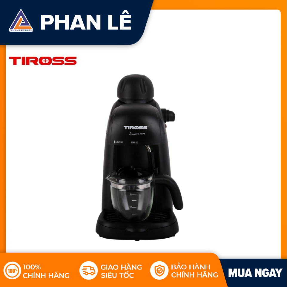 Máy pha cà phê Espresso Tiross TS620 (Đen)