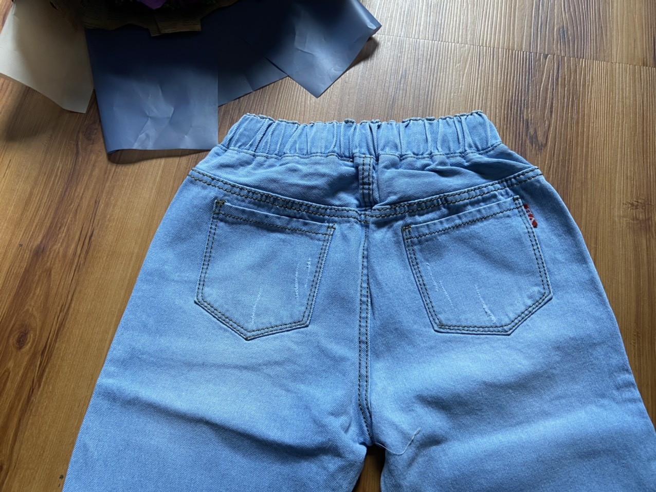 Quần Jean Nữ Baggy Rách Bigsize