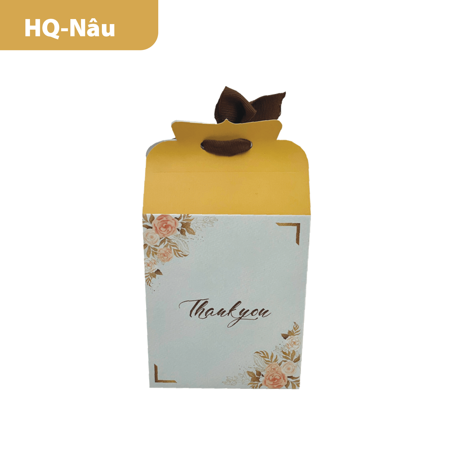 Combo 10 Hộp giấy đựng quà HQ01 + Nơ ( nhiều màu)