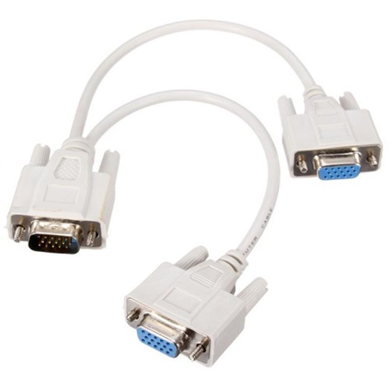 Cáp chia VGA 1 cổng ra 2 cổng giá rẻ