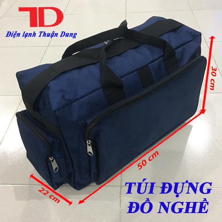 Túi đựng đồ nghề cao cấp xanh dương size đại - điện lạnh thuận dung