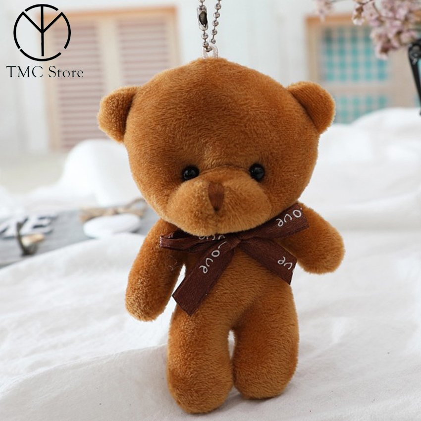 Gấu bông teddy, trang trí balo dễ thương TMC Store T03 - Móc khóa và làm quà tặng.