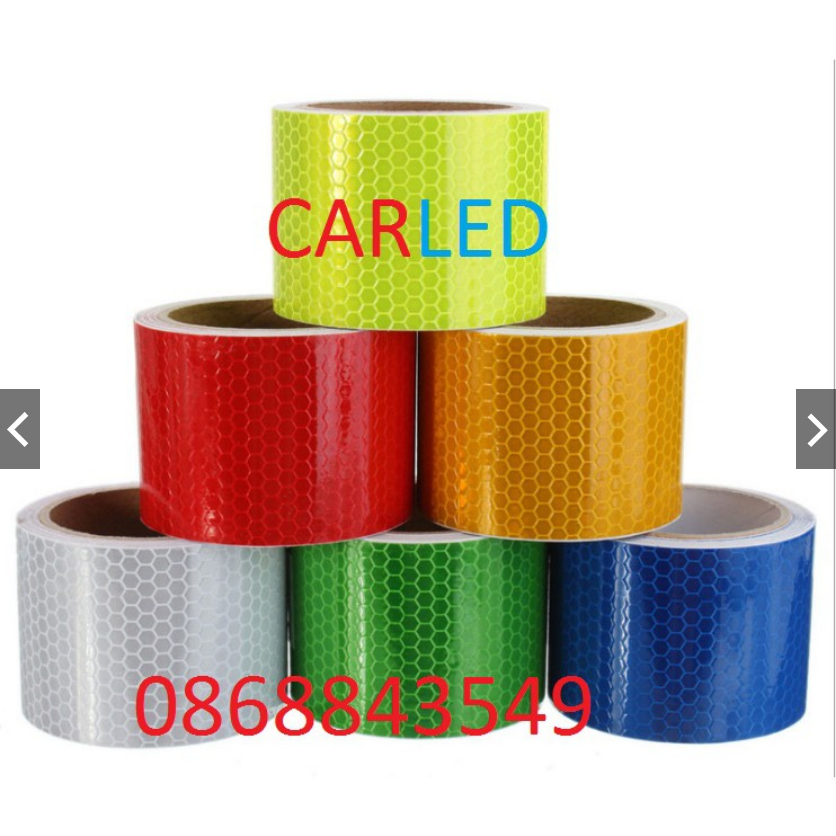 Decal phản quang trang trí cuộn 5cmx3met