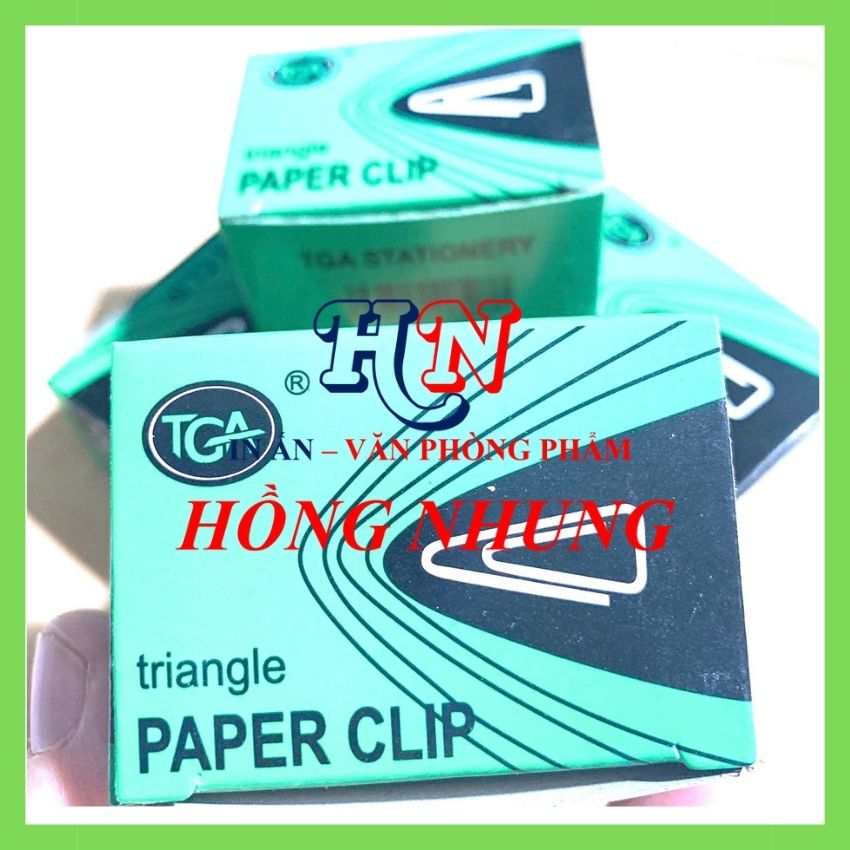 [HCM] 2 Hộp Kim Kẹp C62, Loại 100 Cái Kim Kẹp Hình Tam Giác, Giúp Bạn Kẹp Chặt Tài Liệu