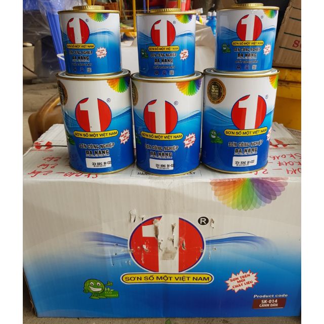 Sơn sắt mạ kẽm epoxy 2 thành phần (sơn số 1 việt nam) các màu