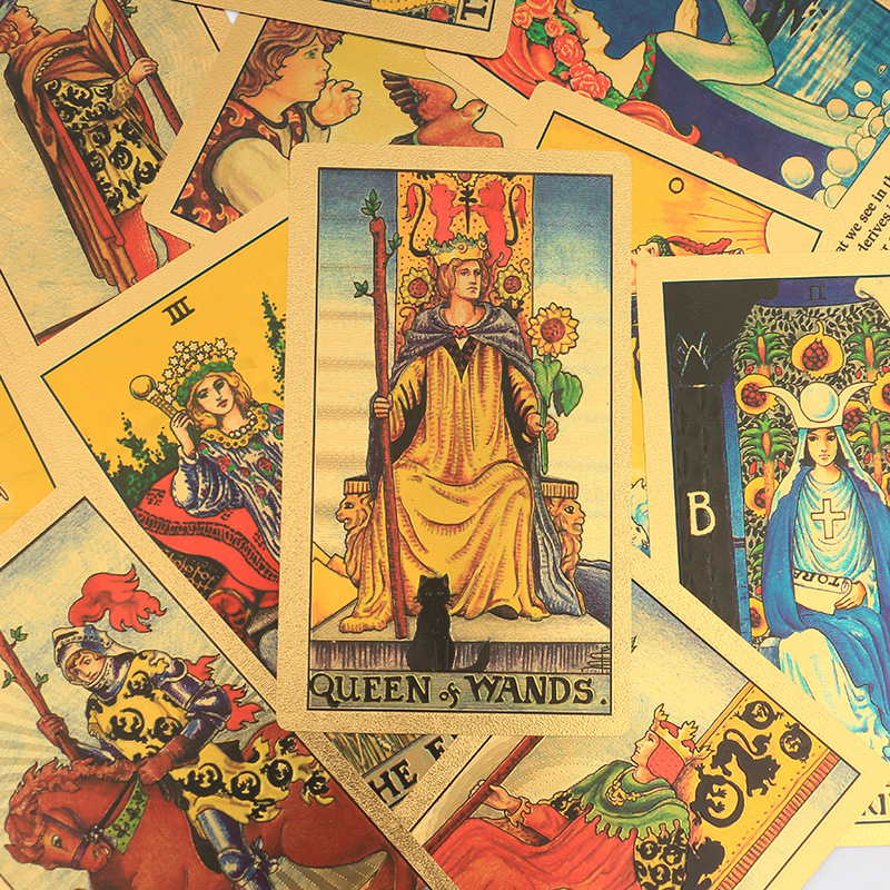 [Size Gốc] Bộ bài Gold foil Tarot phiên bản Cao Cấp