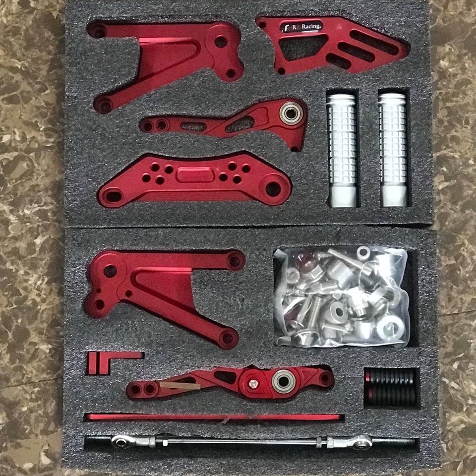 Bộ số gảy đơn Exciter Đỏ RZ Racing Cao cấp