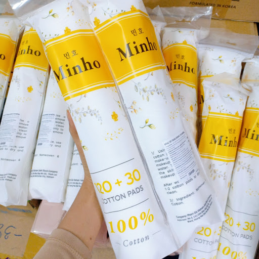 Bông tẩy trang Minho (150 miếng)