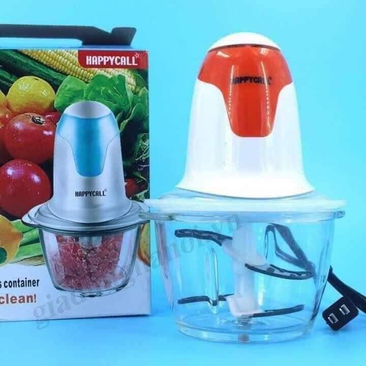 Máy xay thịt Happy call cối thuỷ tinh