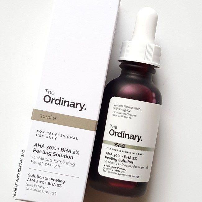 [Hoàn tiền 20%] Tẩy da chết hoá học The Ordinary AHA 30% + BHA 2% Peeling Solution (Bill Anh)