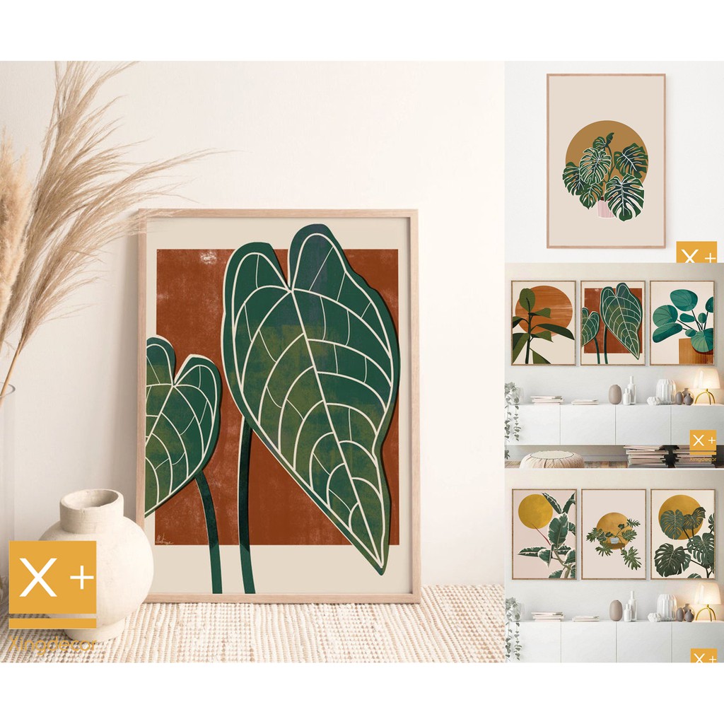 12 Mẫu Tranh Cây Tropical , Tranh Treo Tường