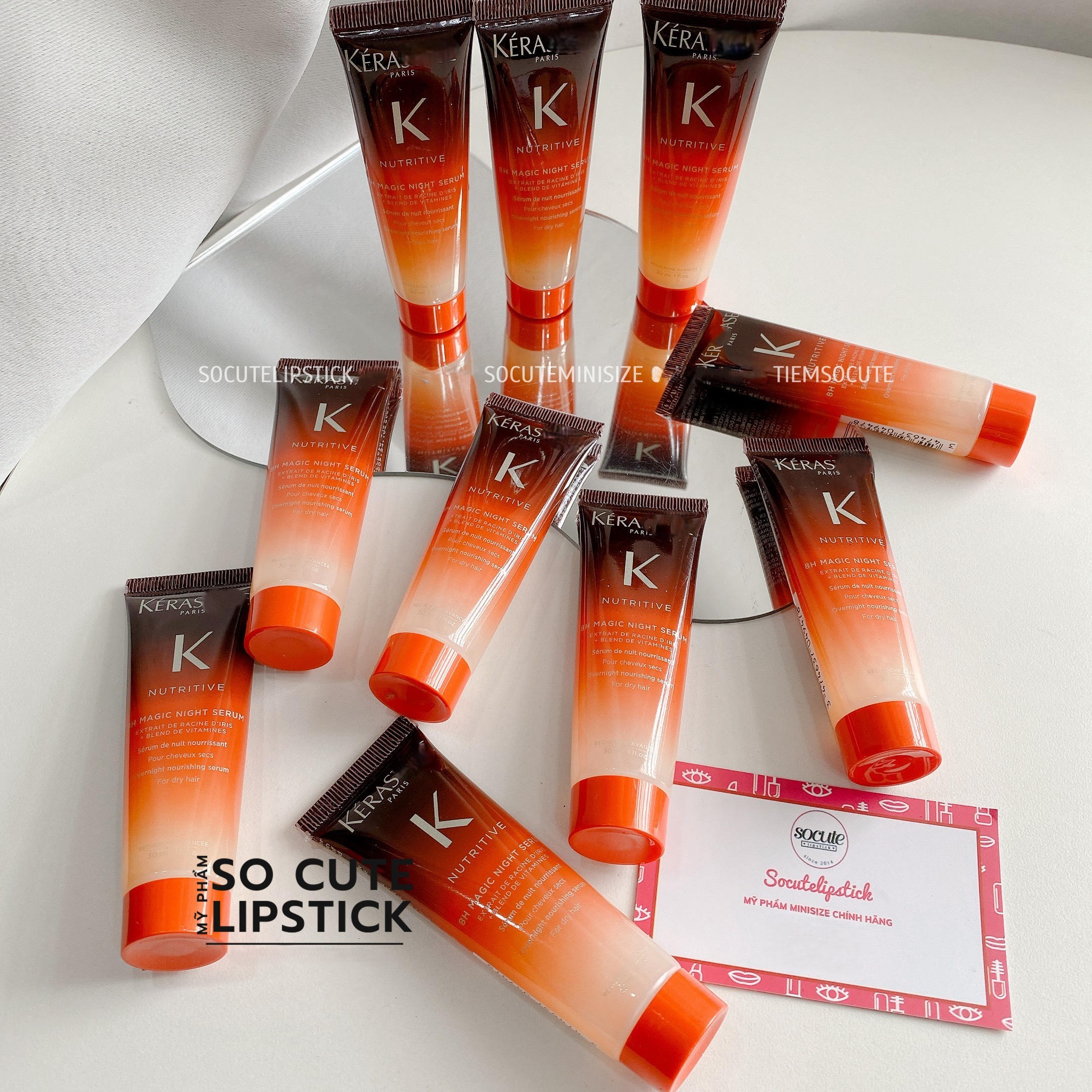 Serum dưỡng tóc Kera.astase Nutritive 8H Magic Night Serum Sample 6ml