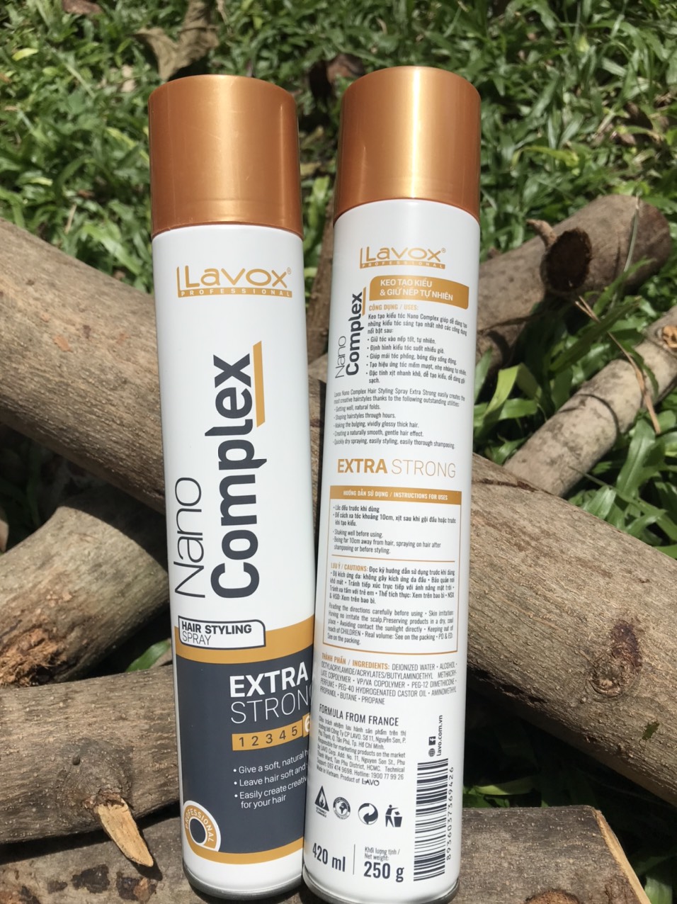 Keo Xịt Tóc  & Tạo Nếp Tóc  Tự Nhiên  NANO COMPLEX Chai 420ml