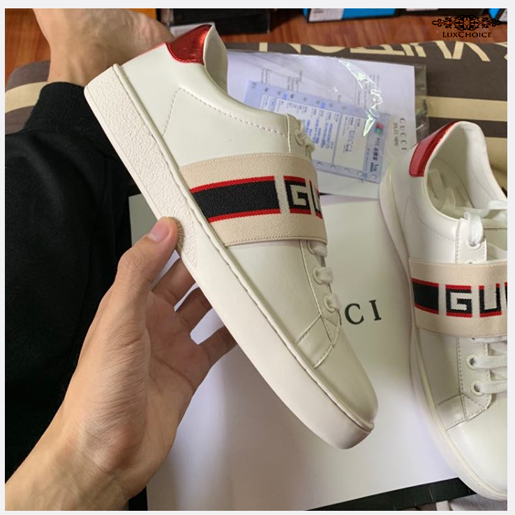 GIÀY Gucci - ACE Sneaker With Gucci Stripe
